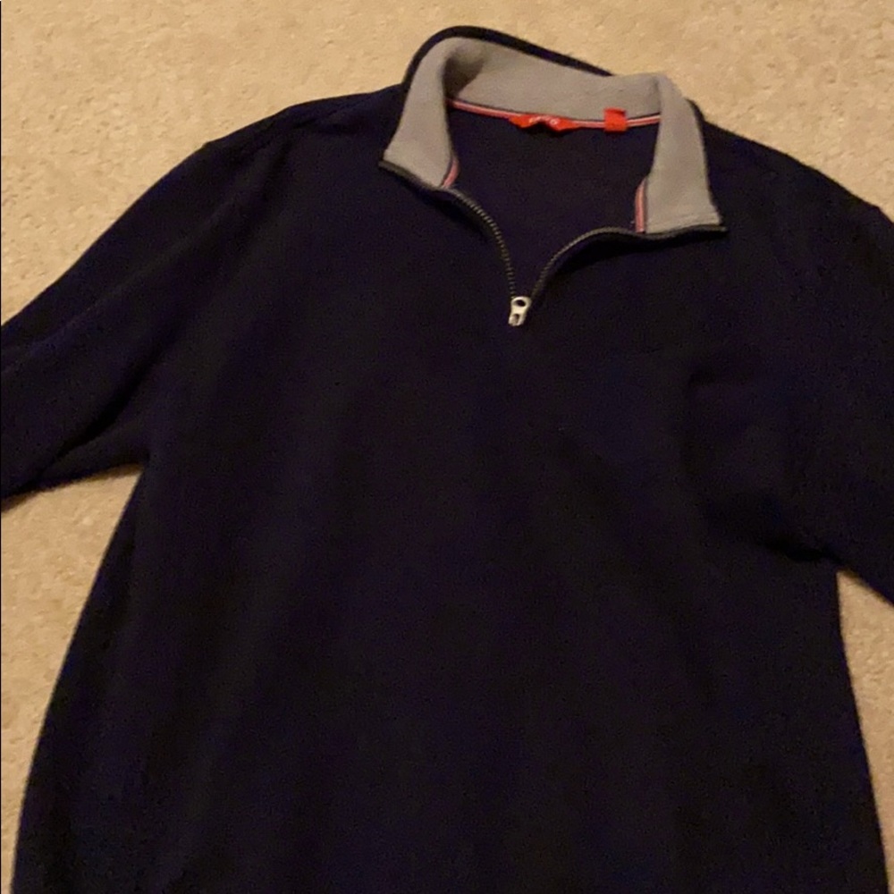 Izod 1/4 zip dark blue